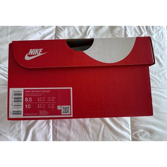 NEW NIKE Air Max NuAxis Black/White (FD4329 001) Size 8.5m/10w New In Box - Picture 9 of 9